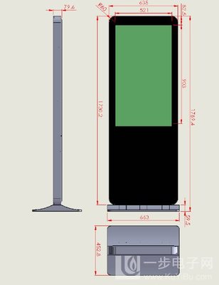 厂家直销42寸立式商超广告机 智能化商业展示解决方案